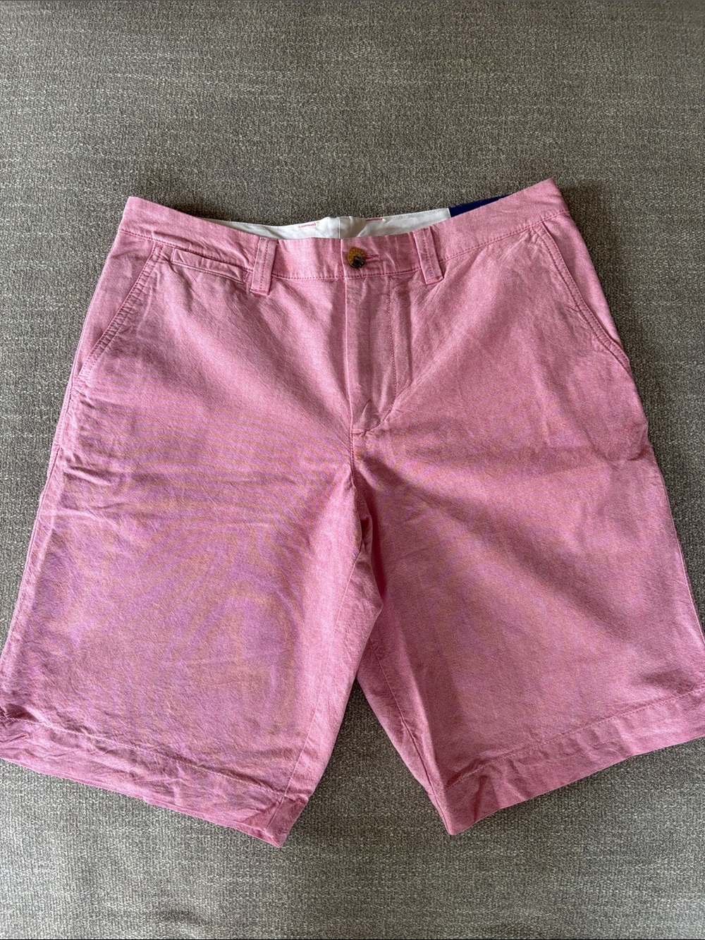 Le Tigre Men's Pink Red Flat-Front Golf Resort Wear Shorts Size 32 NEW